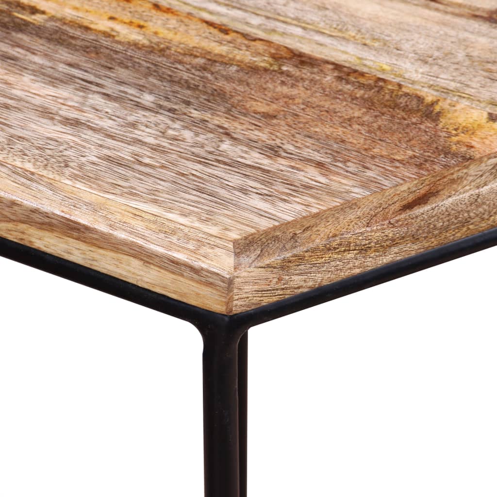 Table basse Bois de manguier massif 56x48x40 cm - XIOS