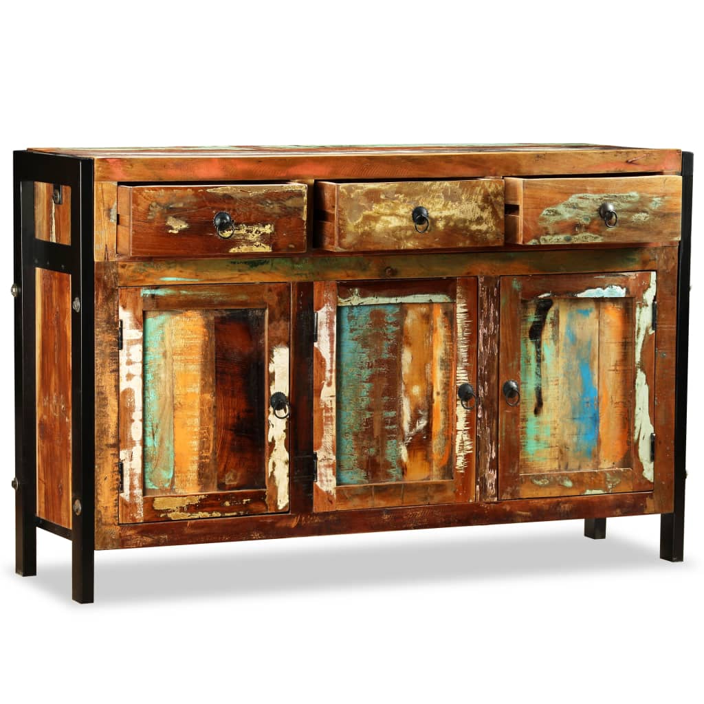 Buffet Bois de récupération massif 120x35x76 cm - XIOS