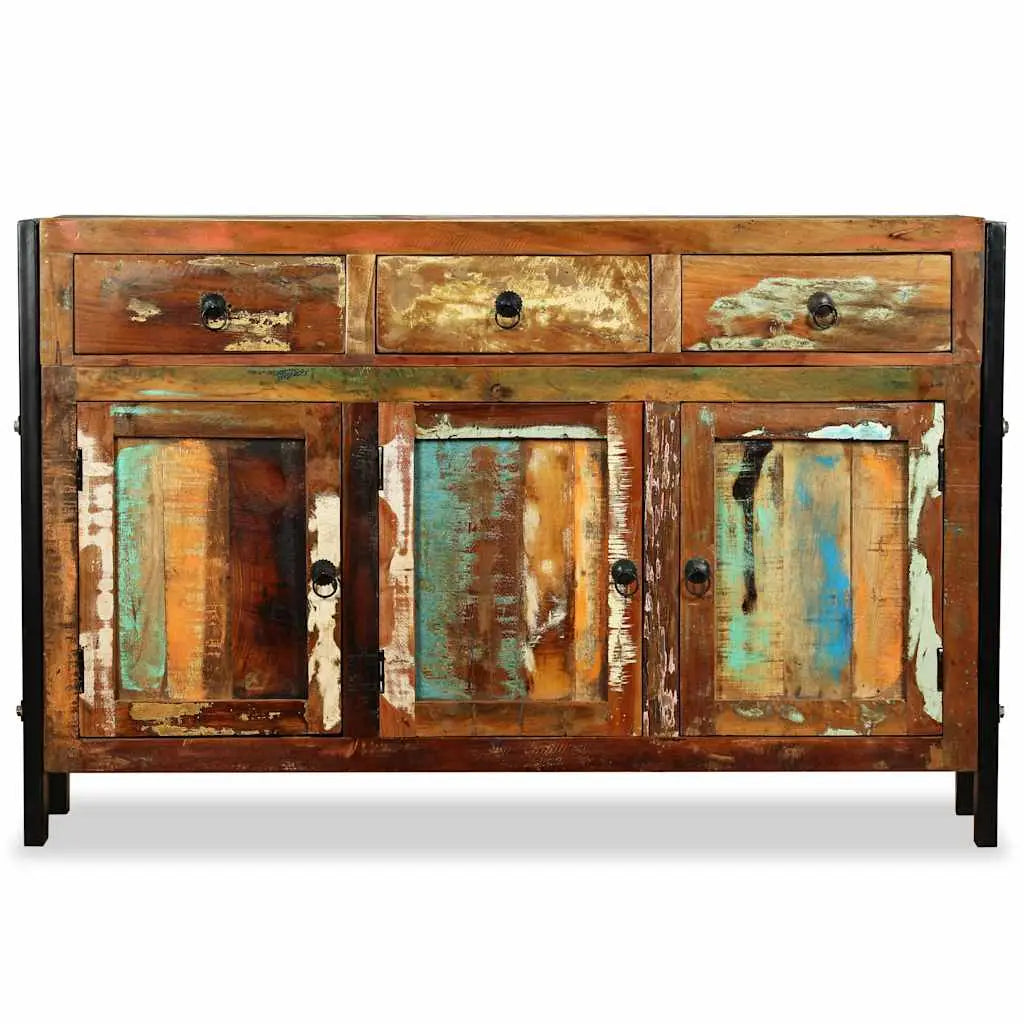 Buffet Bois de récupération massif 120x35x76 cm - XIOS