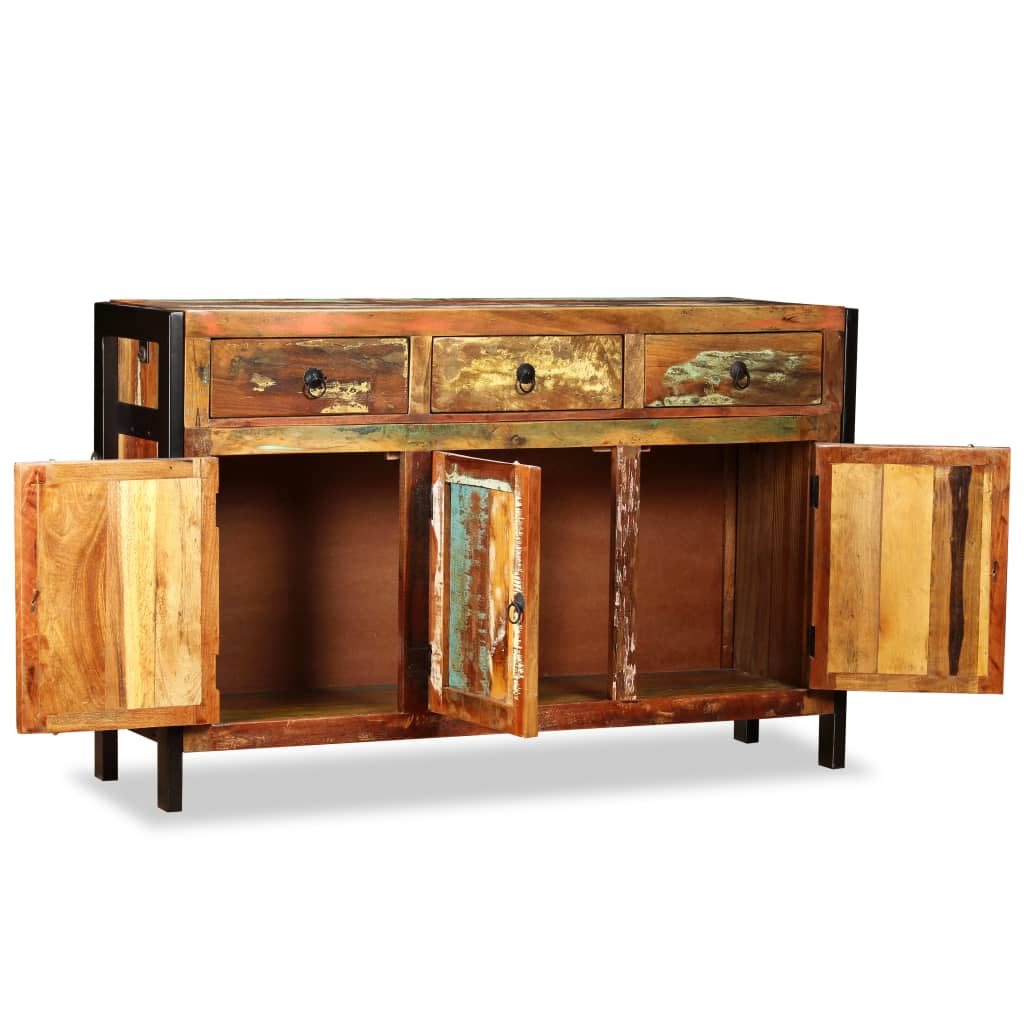 Buffet Bois de récupération massif 120x35x76 cm - XIOS