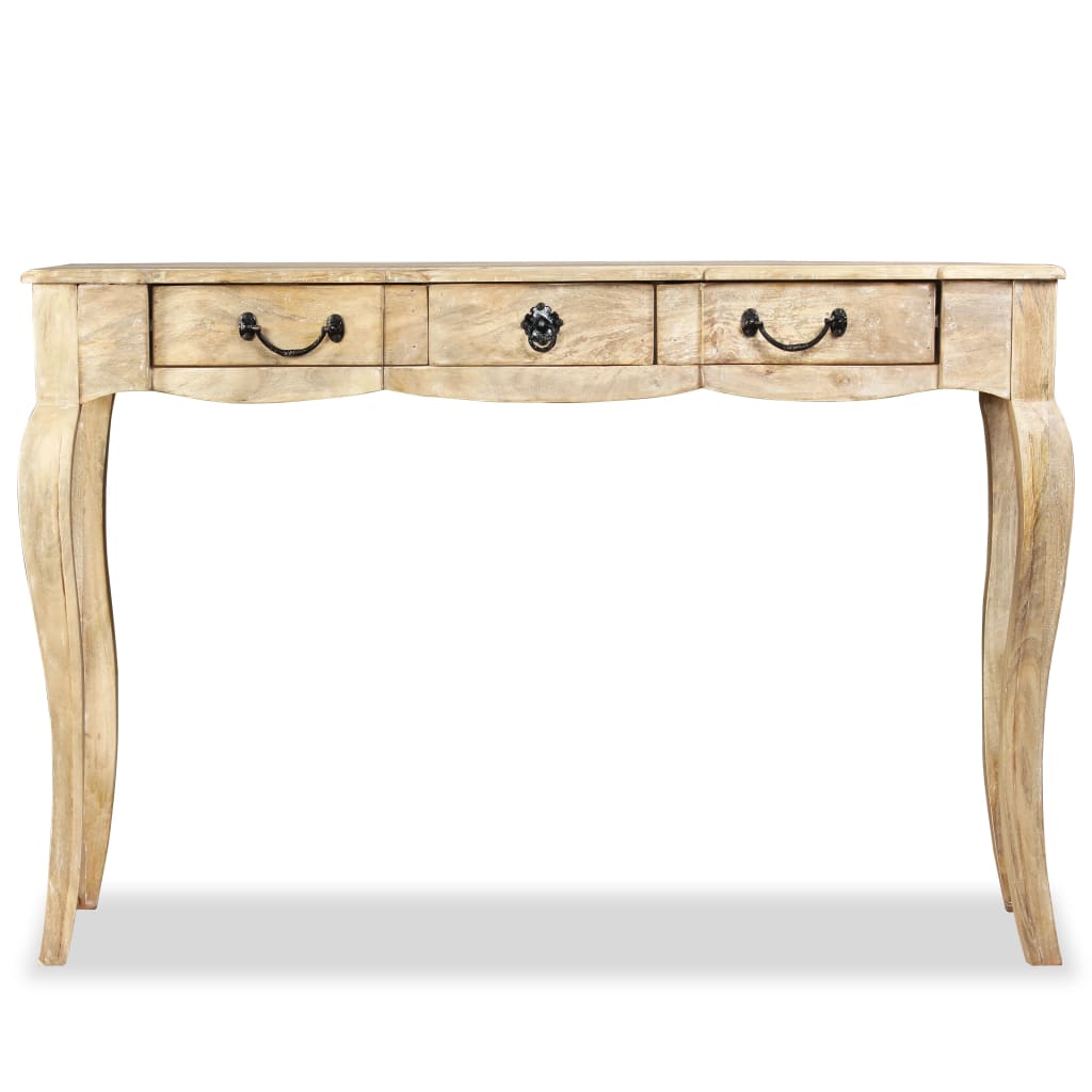 Table console Bois de manguier massif 120 x 50 x 80 cm - XIOS