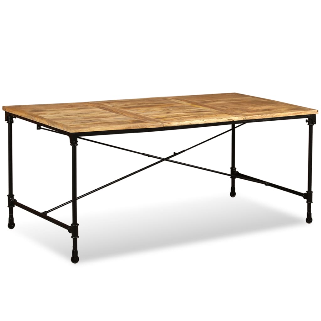 Table à manger Bois de manguier massif 180 cm
