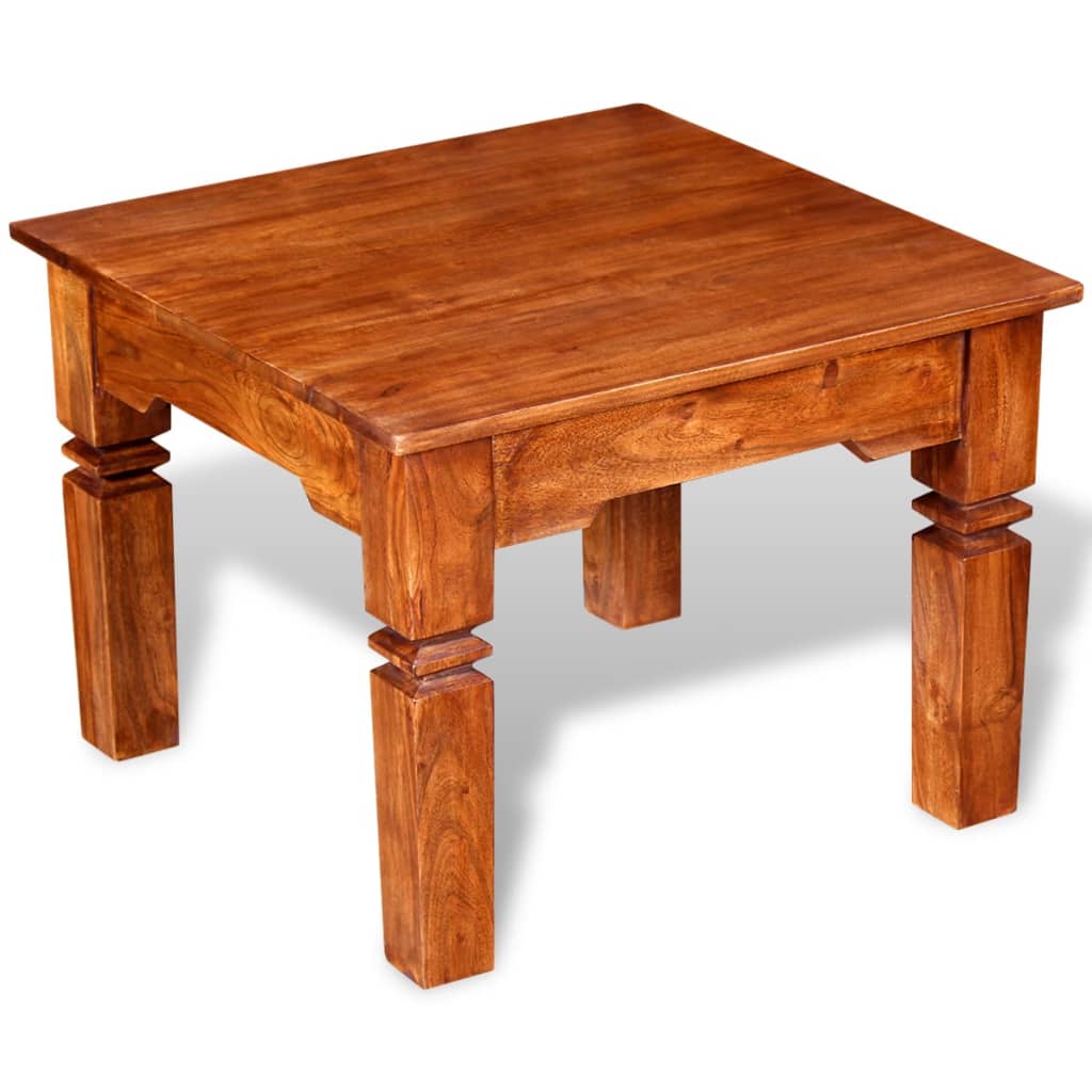 Table basse Bois massif 60x60x45 cm - XIOS