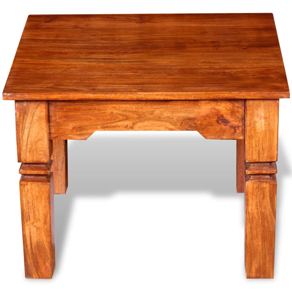 Table basse Bois massif 60x60x45 cm - XIOS