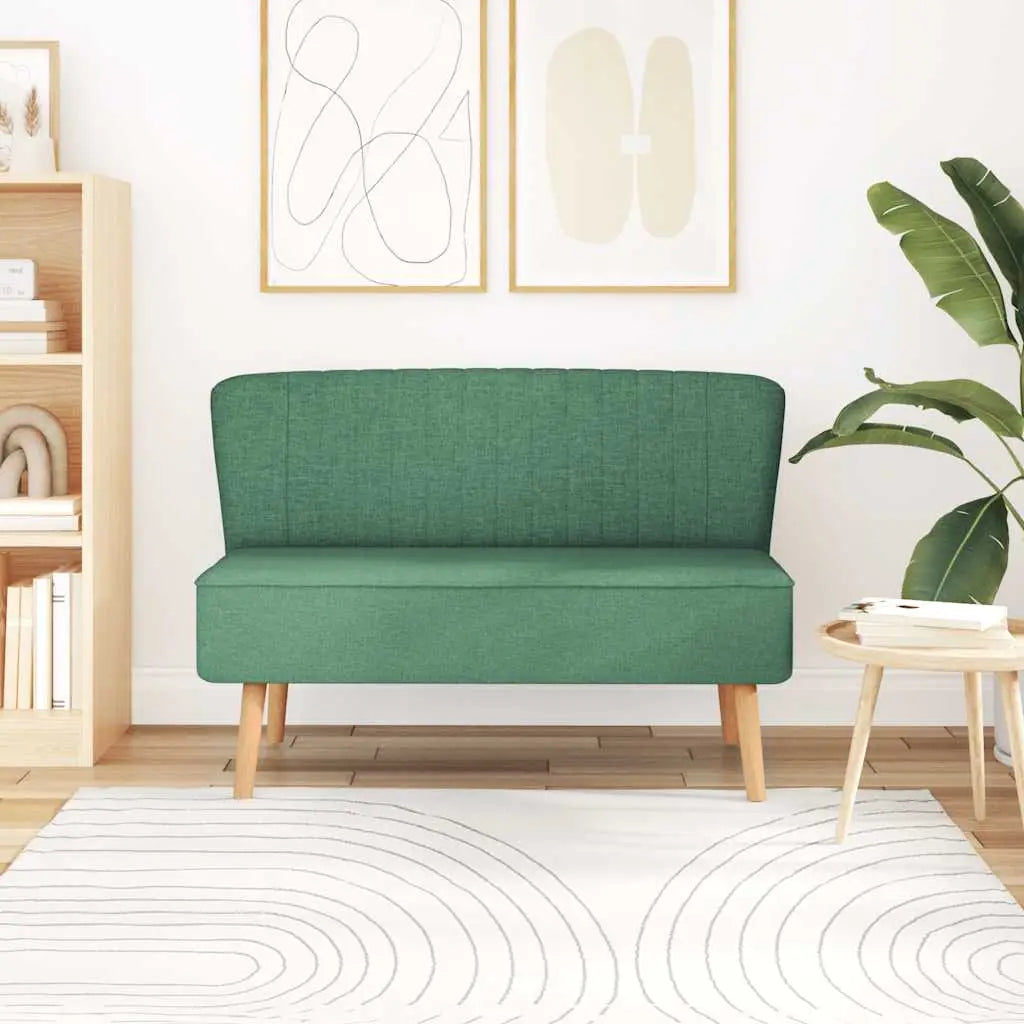 Canapé 117x55,5x77 cm Tissu Vert - XIOS