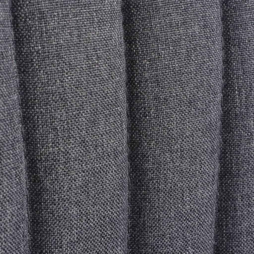 Chaise de cocktail gris foncé tissu - XIOS