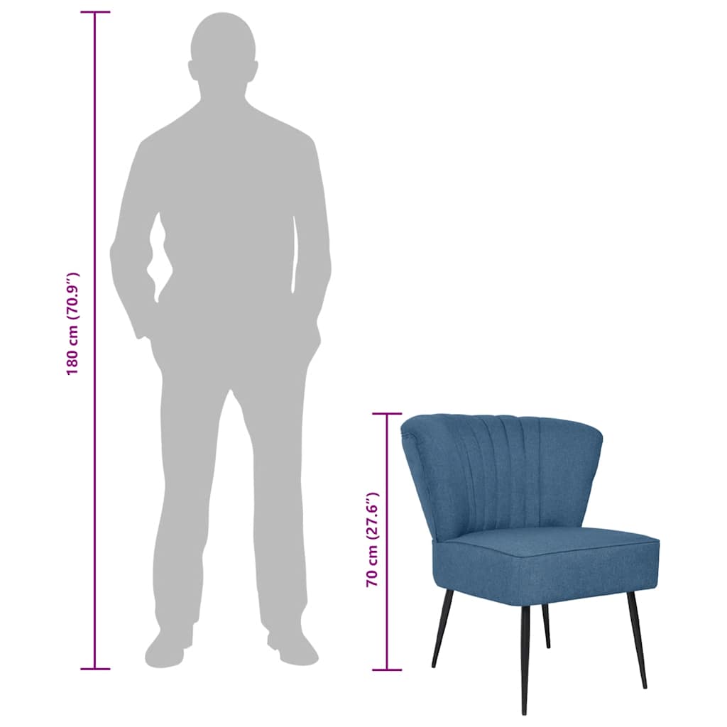 Chaise de cocktail vert tissu - XIOS