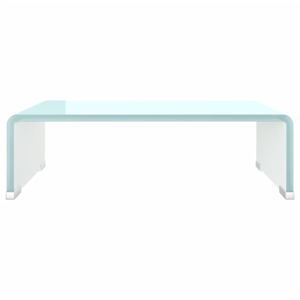 Meuble TV/Support pour moniteur 40x25x11 cm verre vert - XIOS
