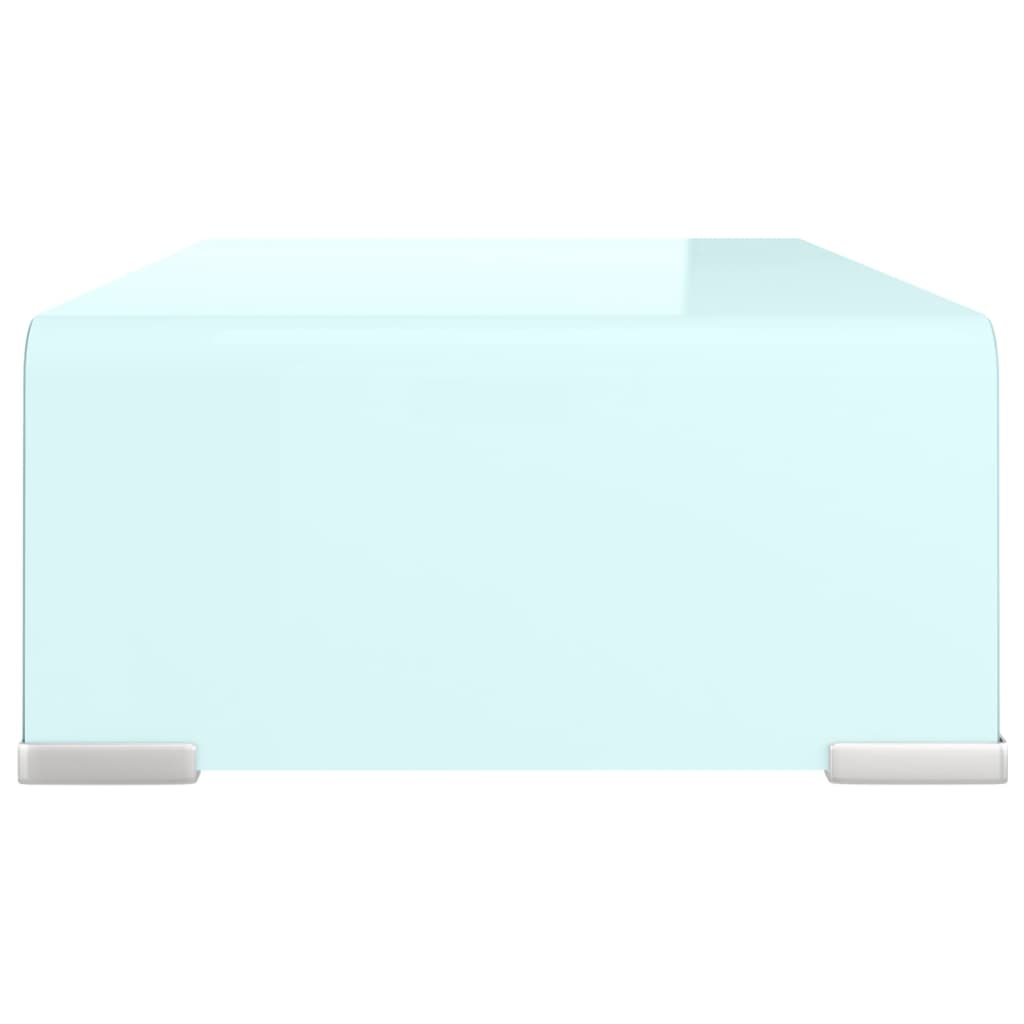 Meuble TV/Support pour moniteur 40x25x11 cm verre vert - XIOS