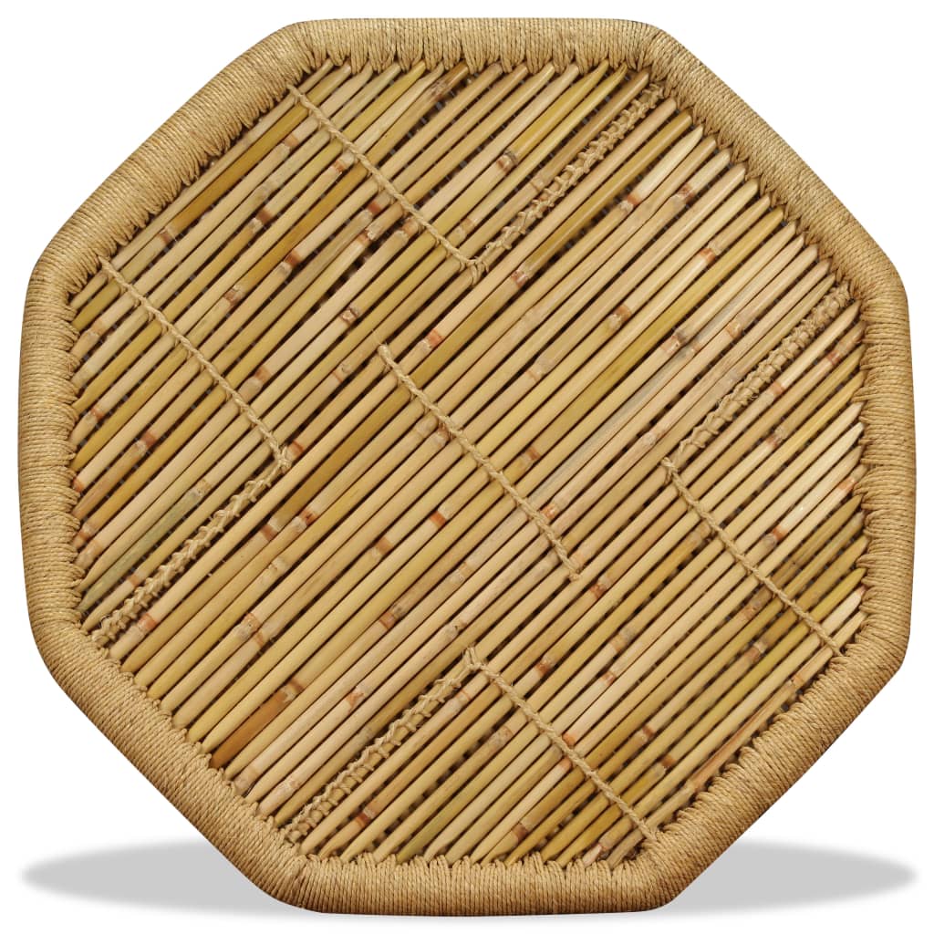 Table basse bambou octogonale 60 x 60 x 45 cm - XIOS