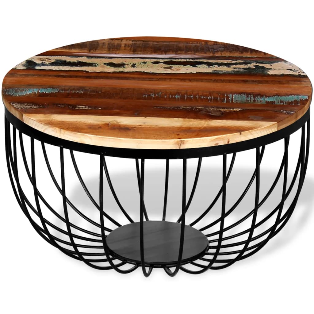 Table basse Bois de récupération massif - XIOS