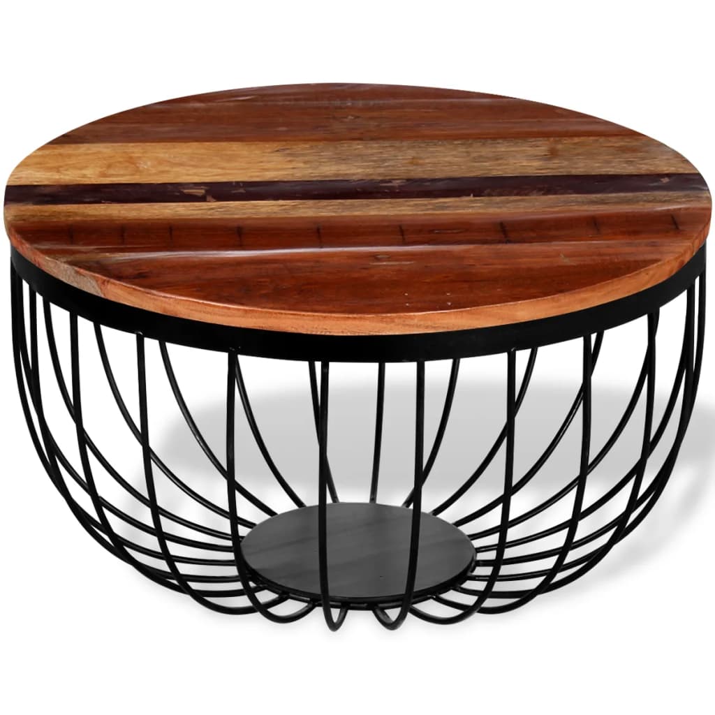 Table basse Bois de récupération massif - XIOS