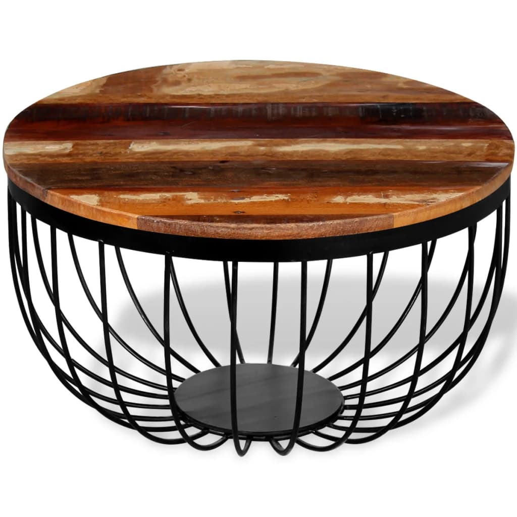 Table basse Bois de récupération massif - XIOS