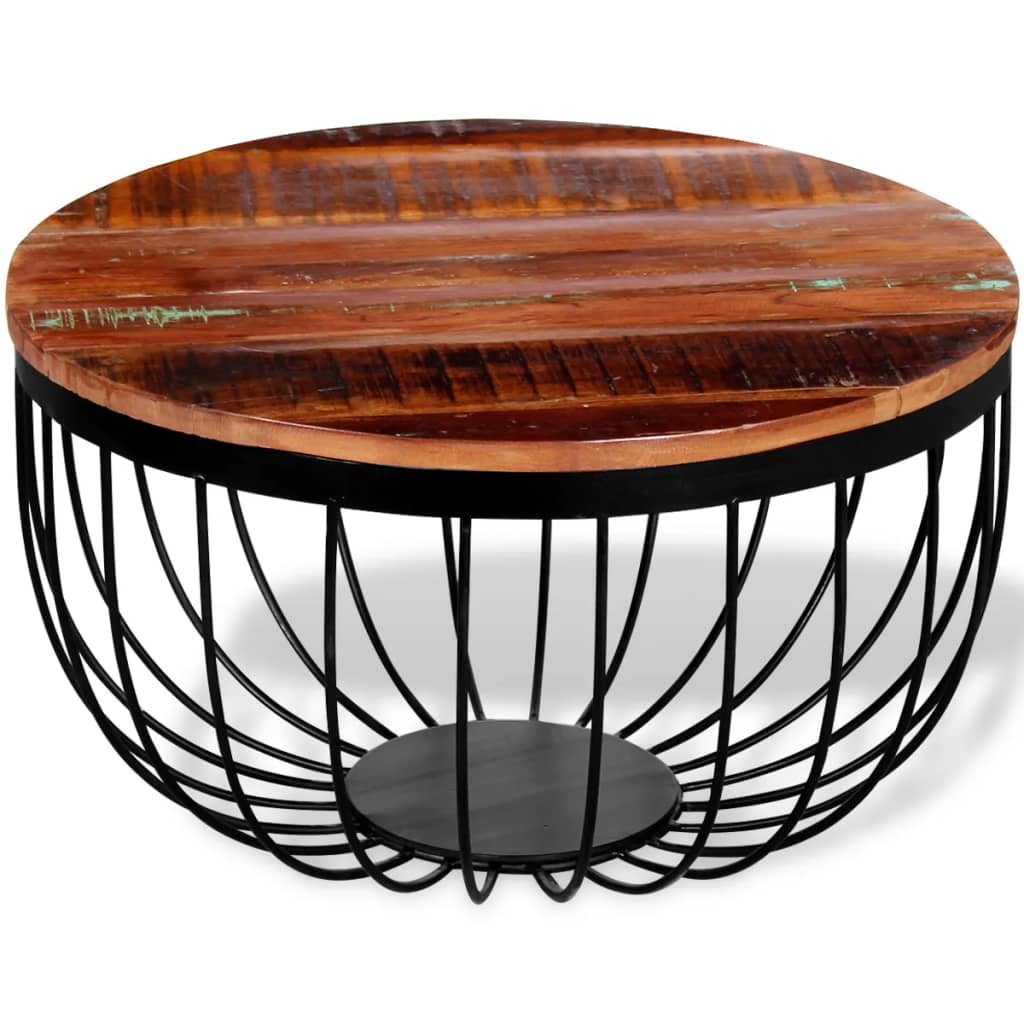 Table basse Bois de récupération massif - XIOS