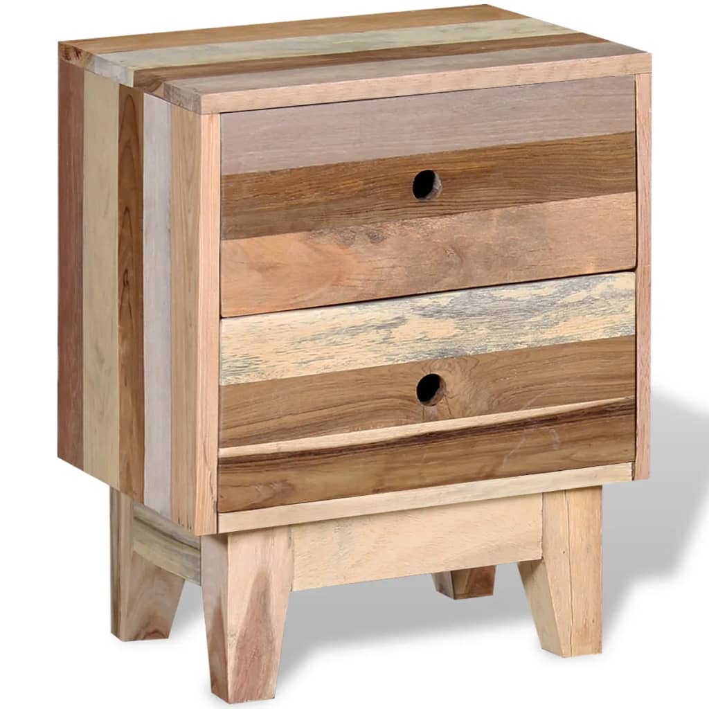 Table de chevet Bois de récupération massif - XIOS