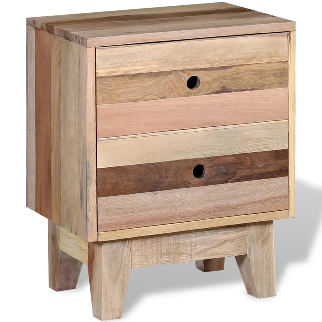 Table de chevet Bois de récupération massif - XIOS