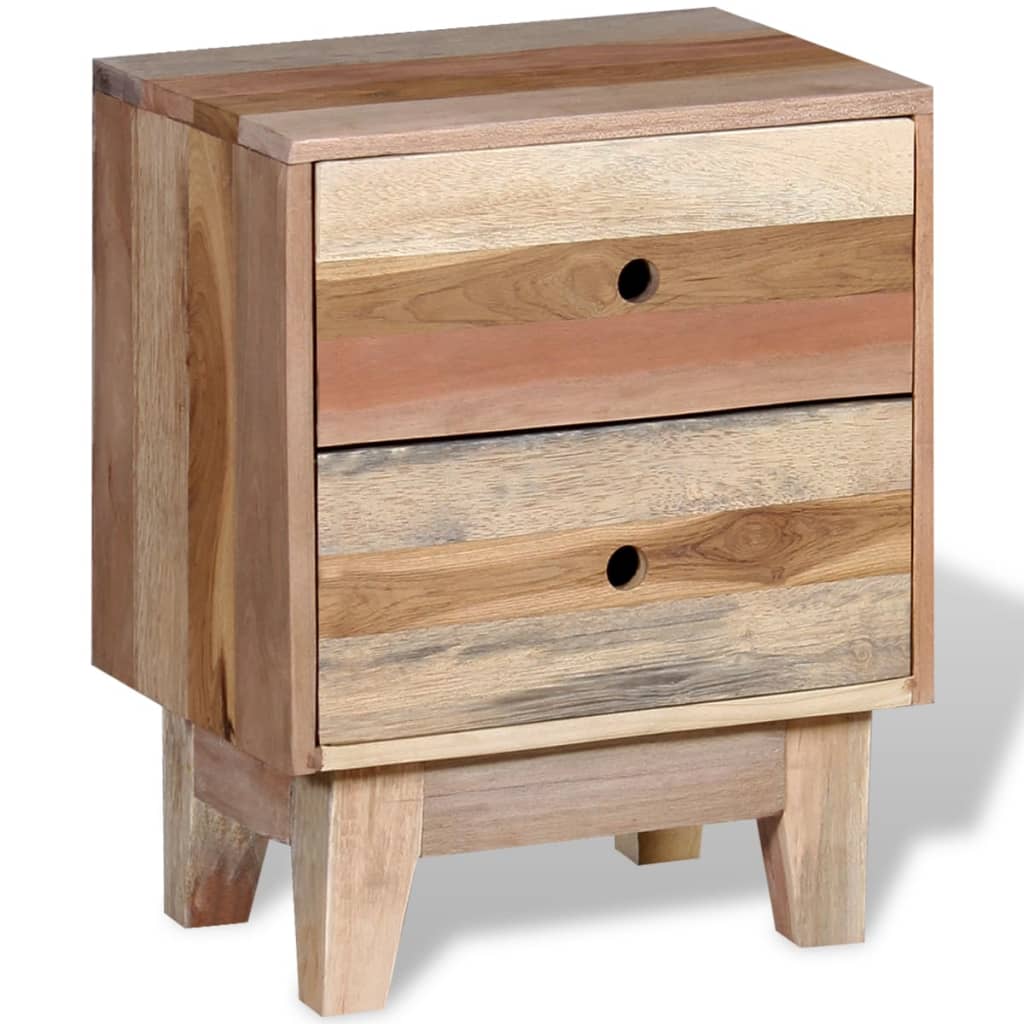 Table de chevet Bois de récupération massif - XIOS
