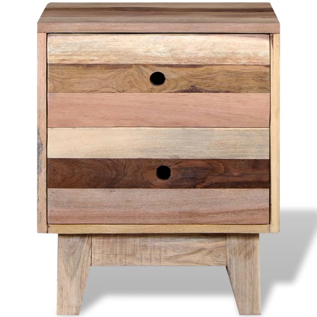 Table de chevet Bois de récupération massif - XIOS