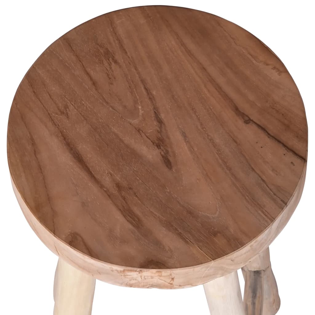Chaise de bar Bois de teck solide - XIOS