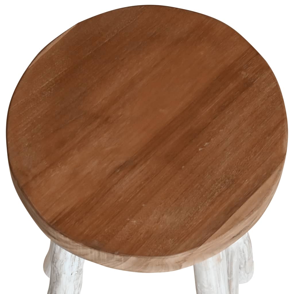 Chaise de bar Bois de teck solide - XIOS