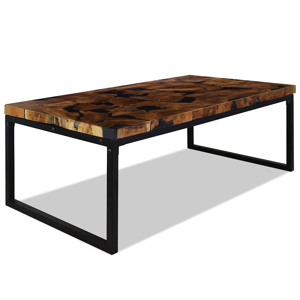 Table basse Teck Résine 110x60x40 cm - XIOS