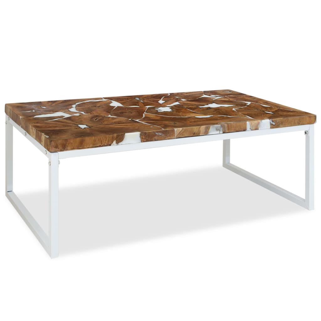 Table basse Teck Résine 110x60x40 cm - XIOS