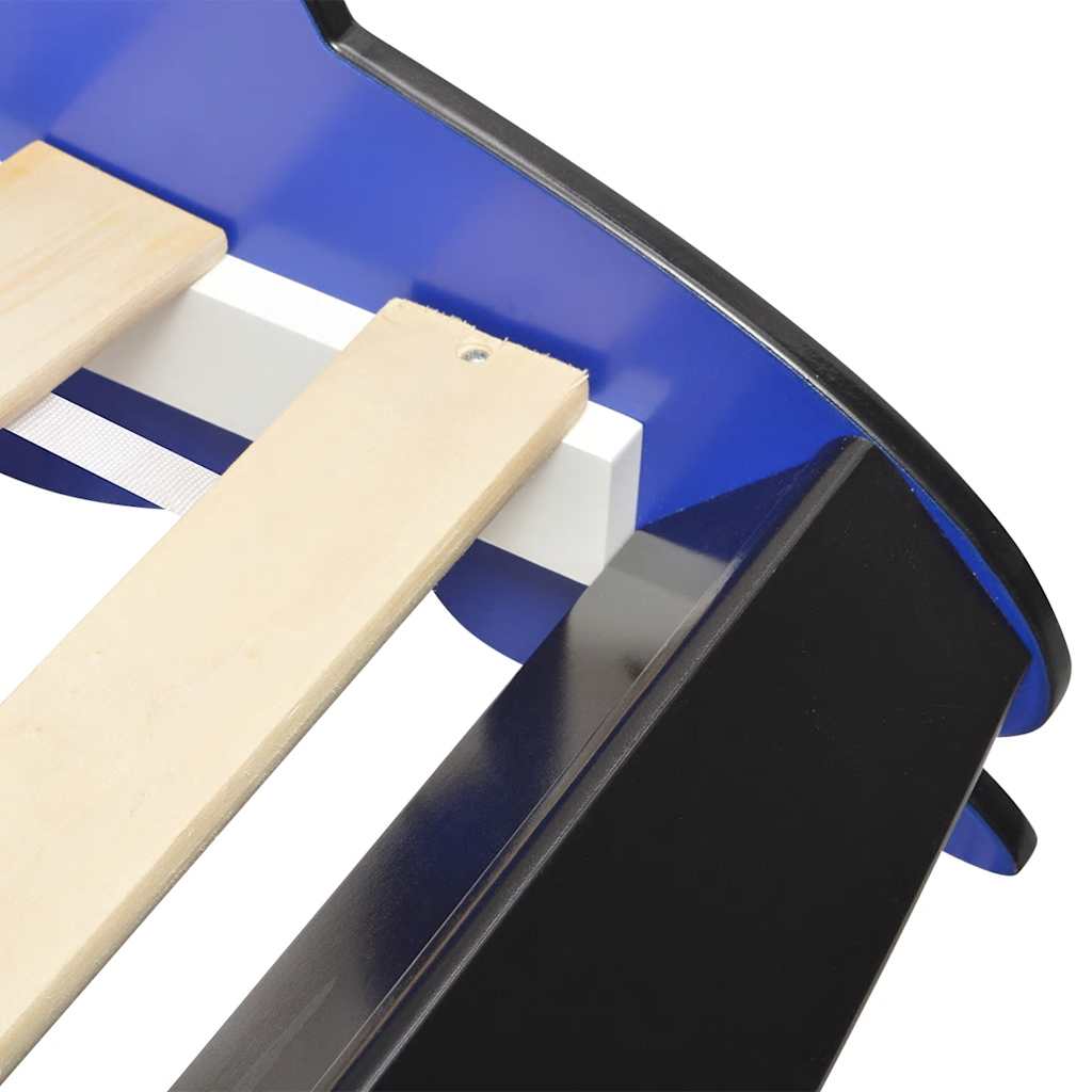 Lit voiture de course pour enfants 90 x 200 cm Bleu XIOS