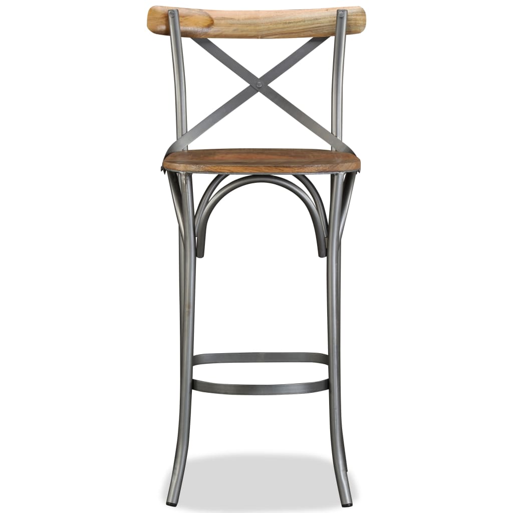Tabouret de bar Bois de manguier massif - XIOS