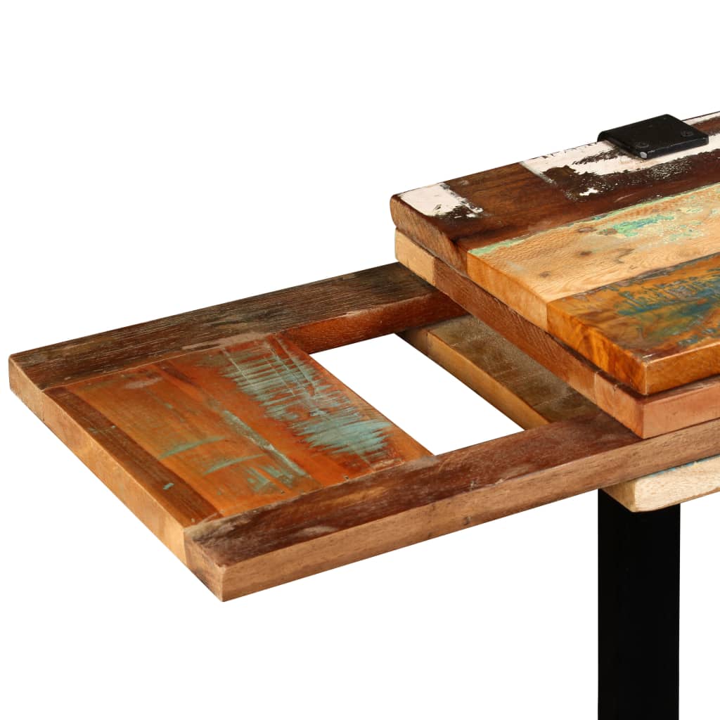 Table console Bois de récupération massif réglable - XIOS