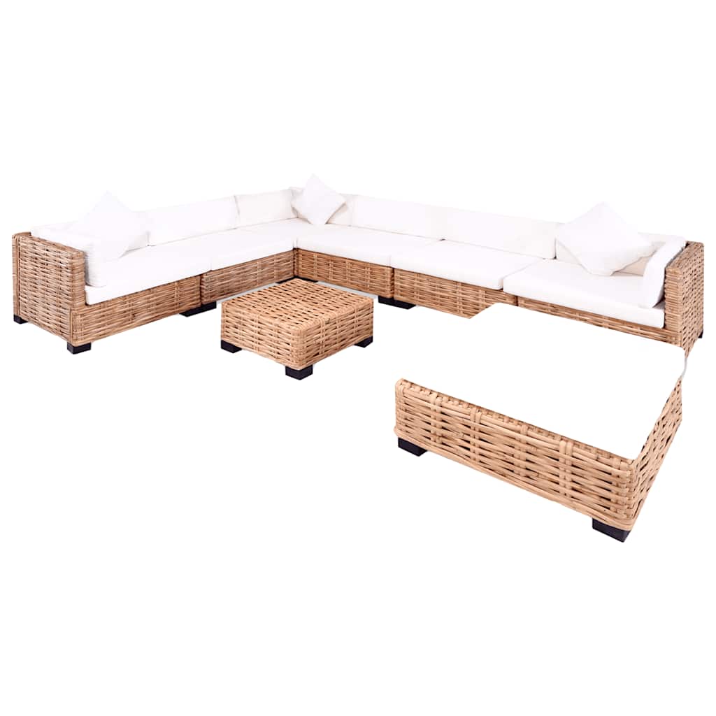 Ensemble de canapés 27 pcs Rotin naturel - XIOS