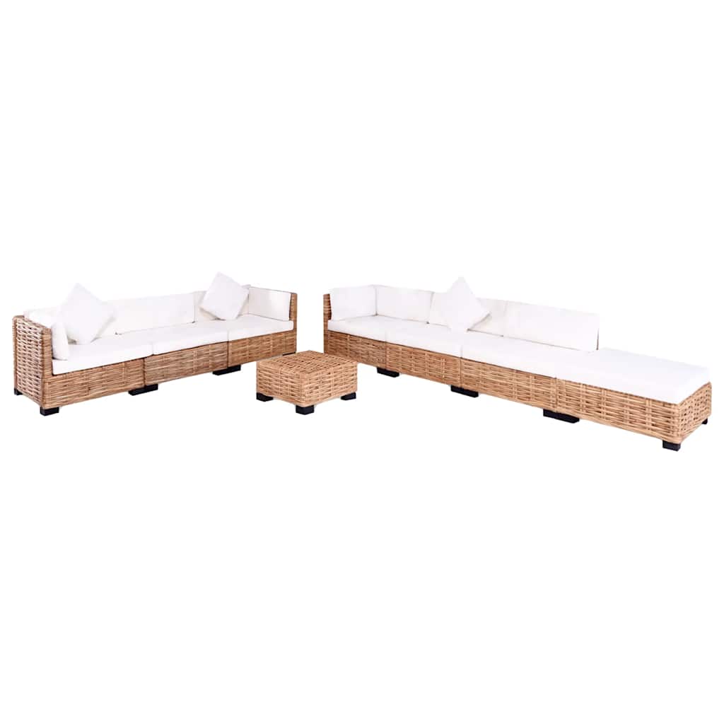 Ensemble de canapés 27 pcs Rotin naturel - XIOS