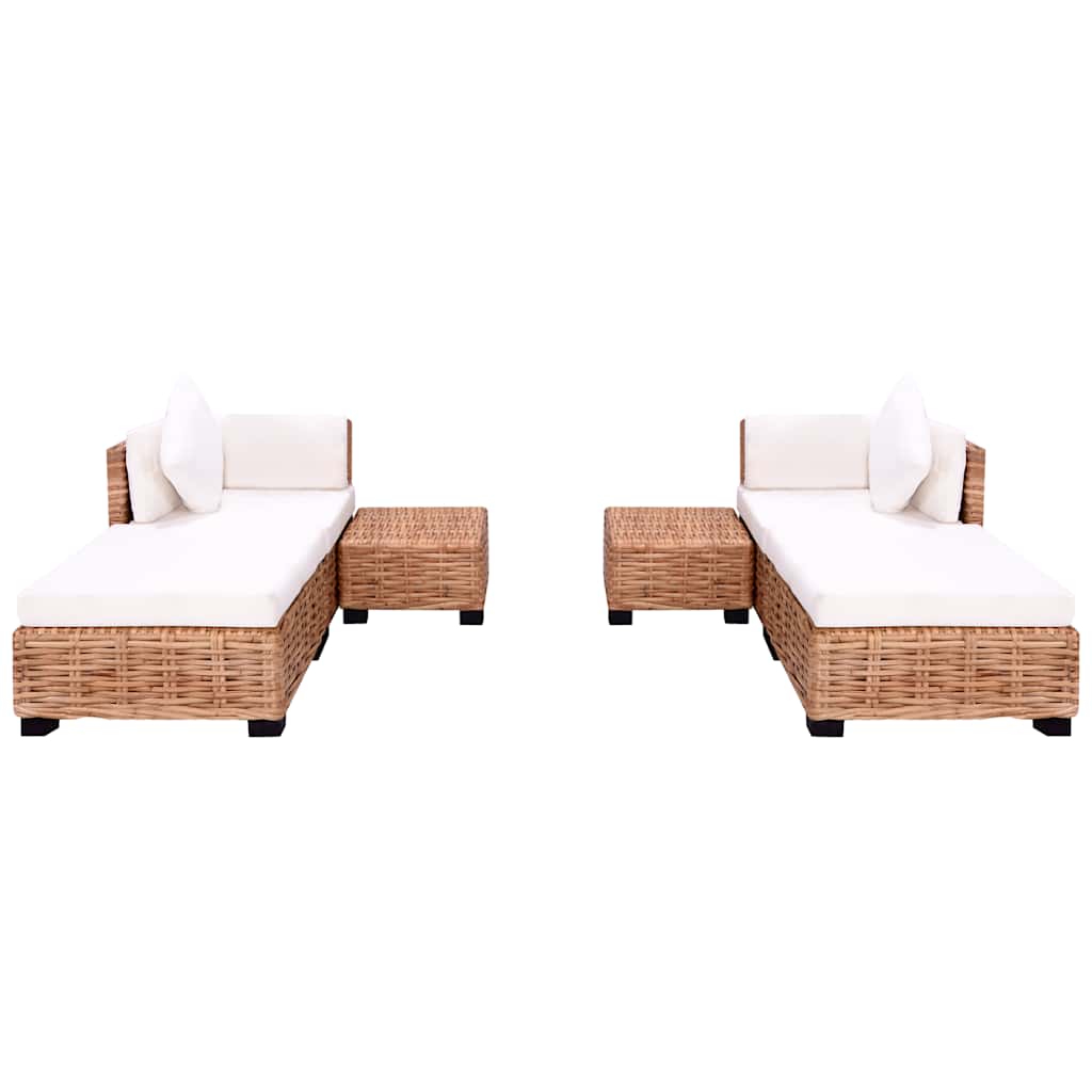 Ensemble de canapés 16 pcs Rotin naturel - XIOS