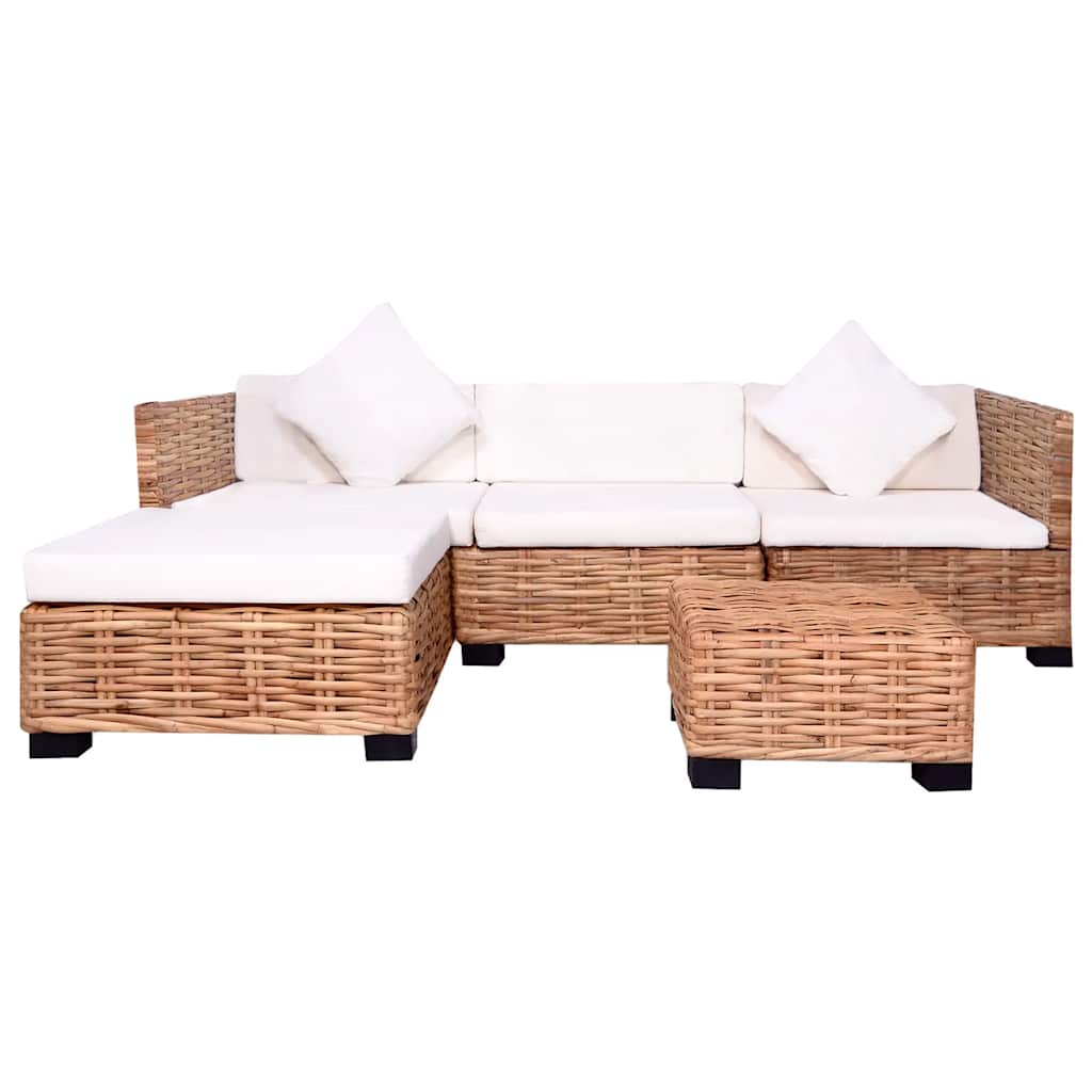Ensemble de canapés 14 pcs Rotin naturel - XIOS