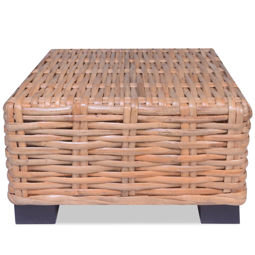 Table basse Rotin naturel 45x45x30 cm - XIOS