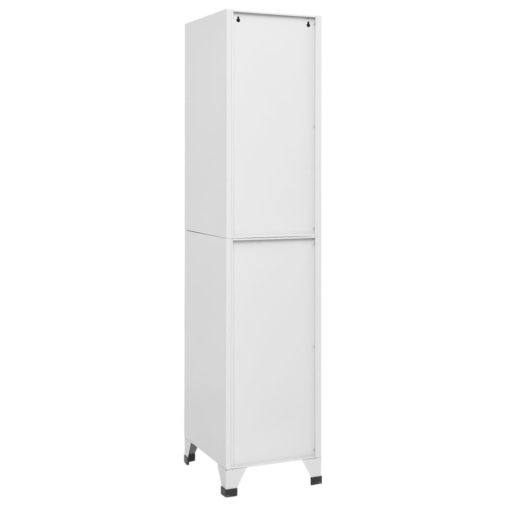 Armoire à casier avec 4 compartiments 38x45x180 cm