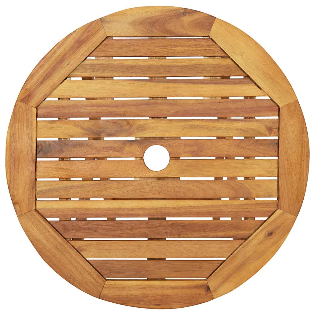 Mobilier de bistro pliable 3 pcs Bois d'acacia solide - XIOS