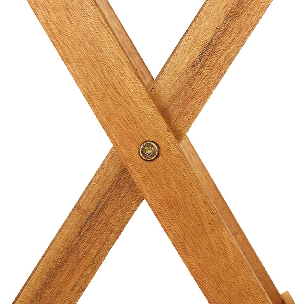 Mobilier de bistro pliable 3 pcs Bois d'acacia solide - XIOS