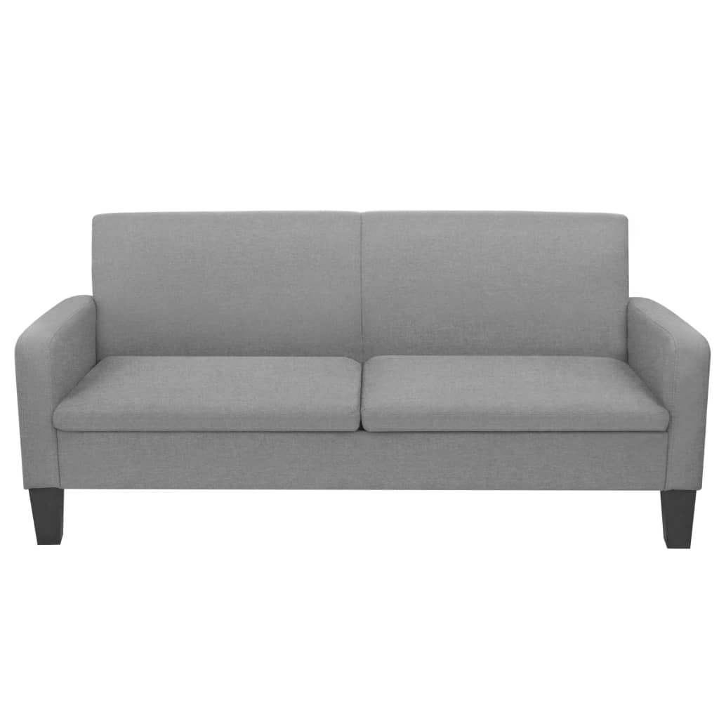 Canapé à 3 places 180 x 65 x 76 cm Gris clair - XIOS