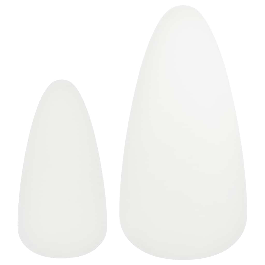 Ensemble de tables basses 2 pcs Bois de pin massif Blanc - XIOS
