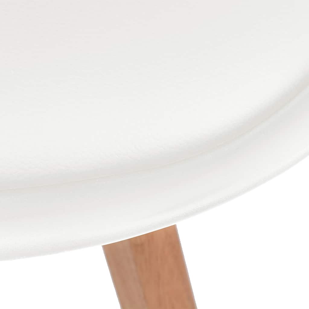 Chaises à manger lot de 4 Blanc Plastique - XIOS
