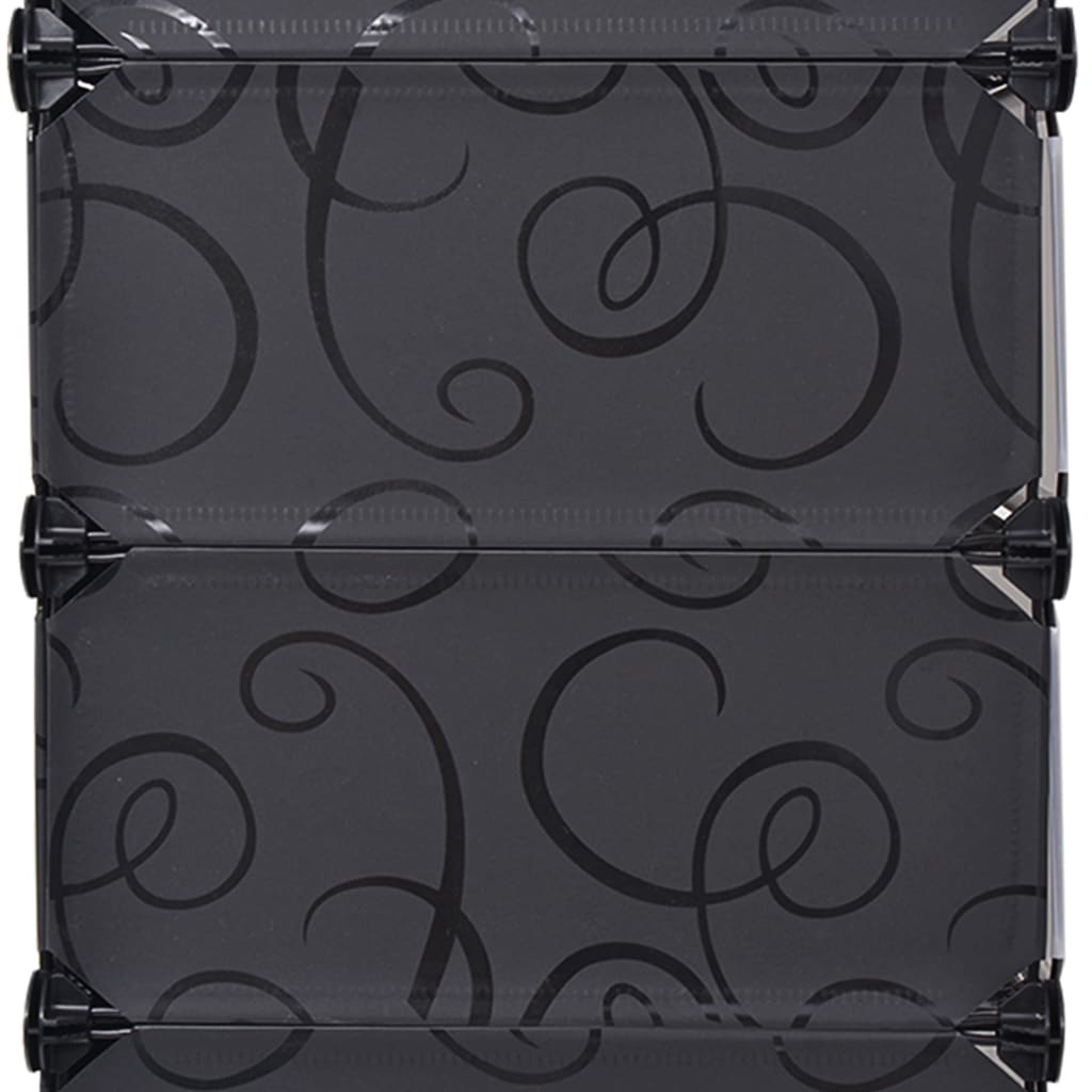 Armoire à chaussures avec 10 compartiments Noir - XIOS