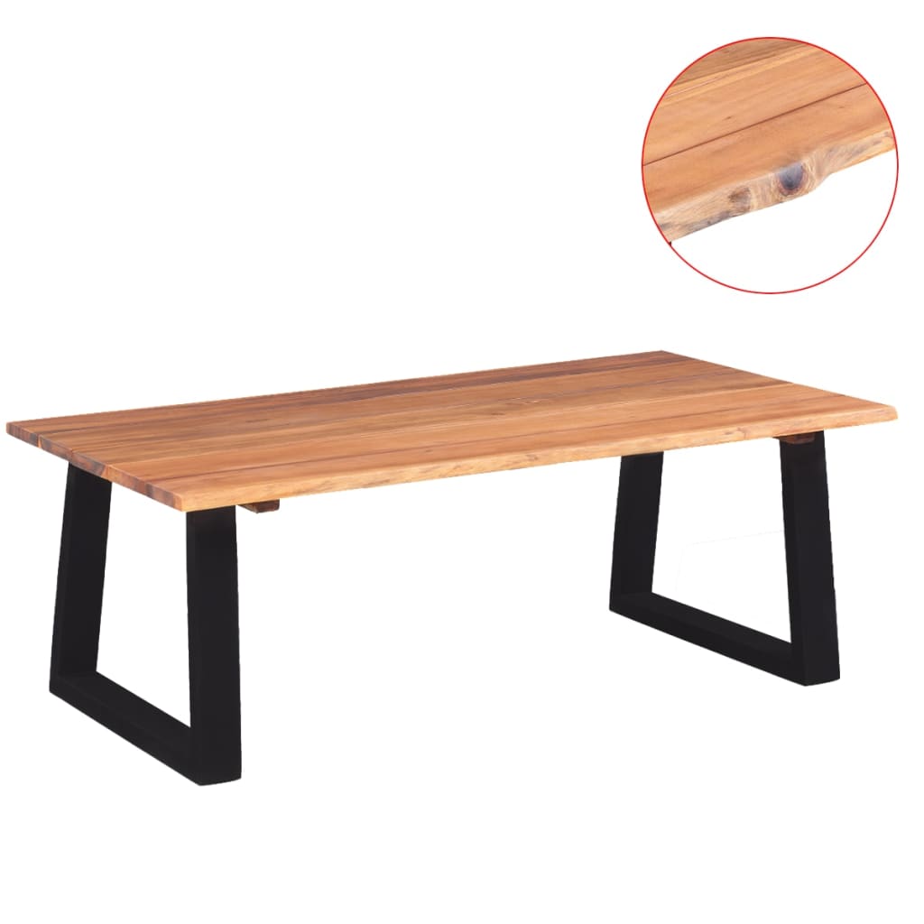 Table basse Bois d'acacia massif 110x60x40 cm - XIOS