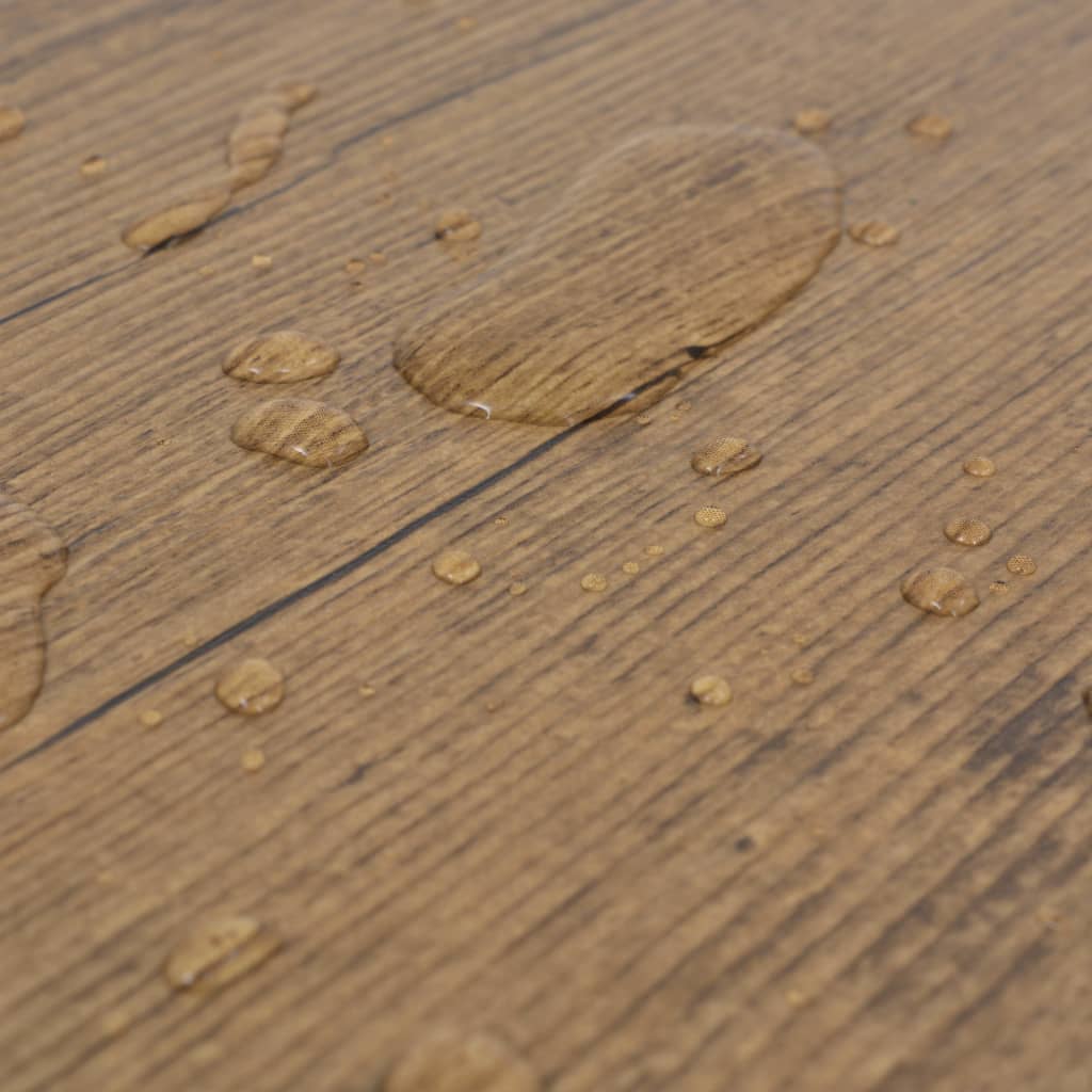 Planches de plancher PVC Non auto-adhésif 5,26 m² Marron noyer Tapis & revêtements de sol vidaXL
