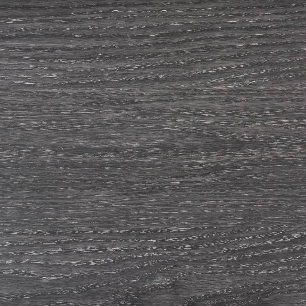 Planches de plancher PVC Non auto-adhésif 5,26 m² Noir et blanc Tapis & revêtements de sol vidaXL