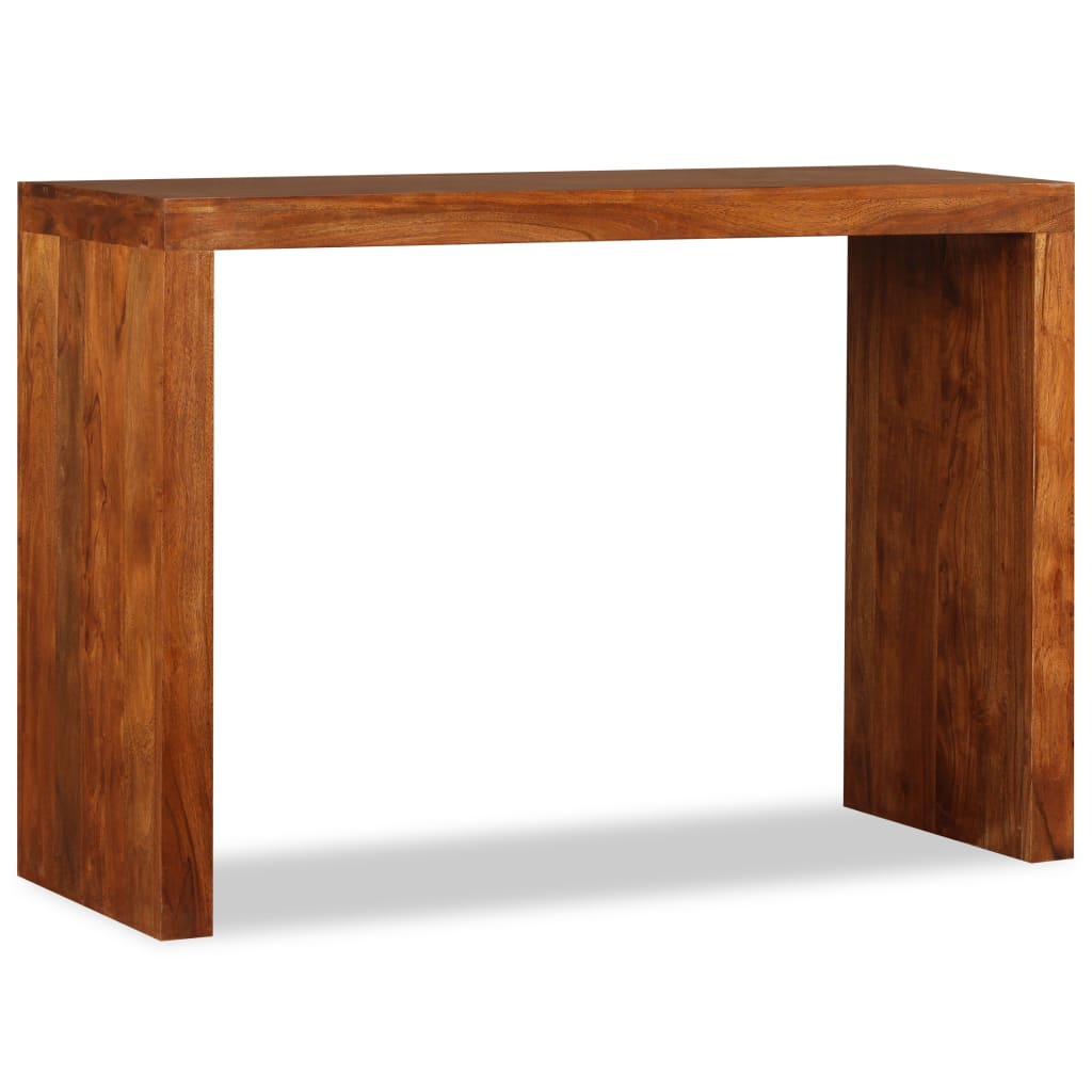 Table console Bois massif avec finition miel 110x40x76 cm - XIOS