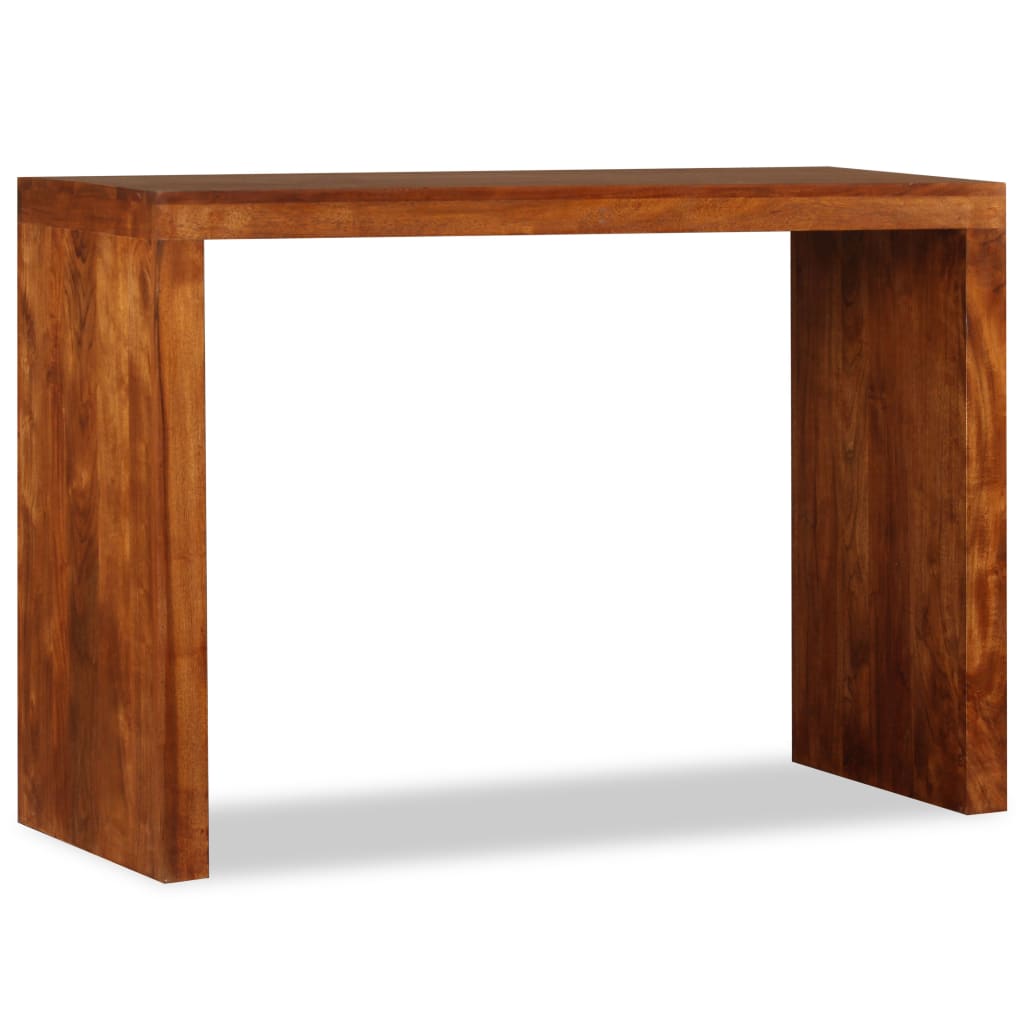 Table console Bois massif avec finition miel 110x40x76 cm - XIOS