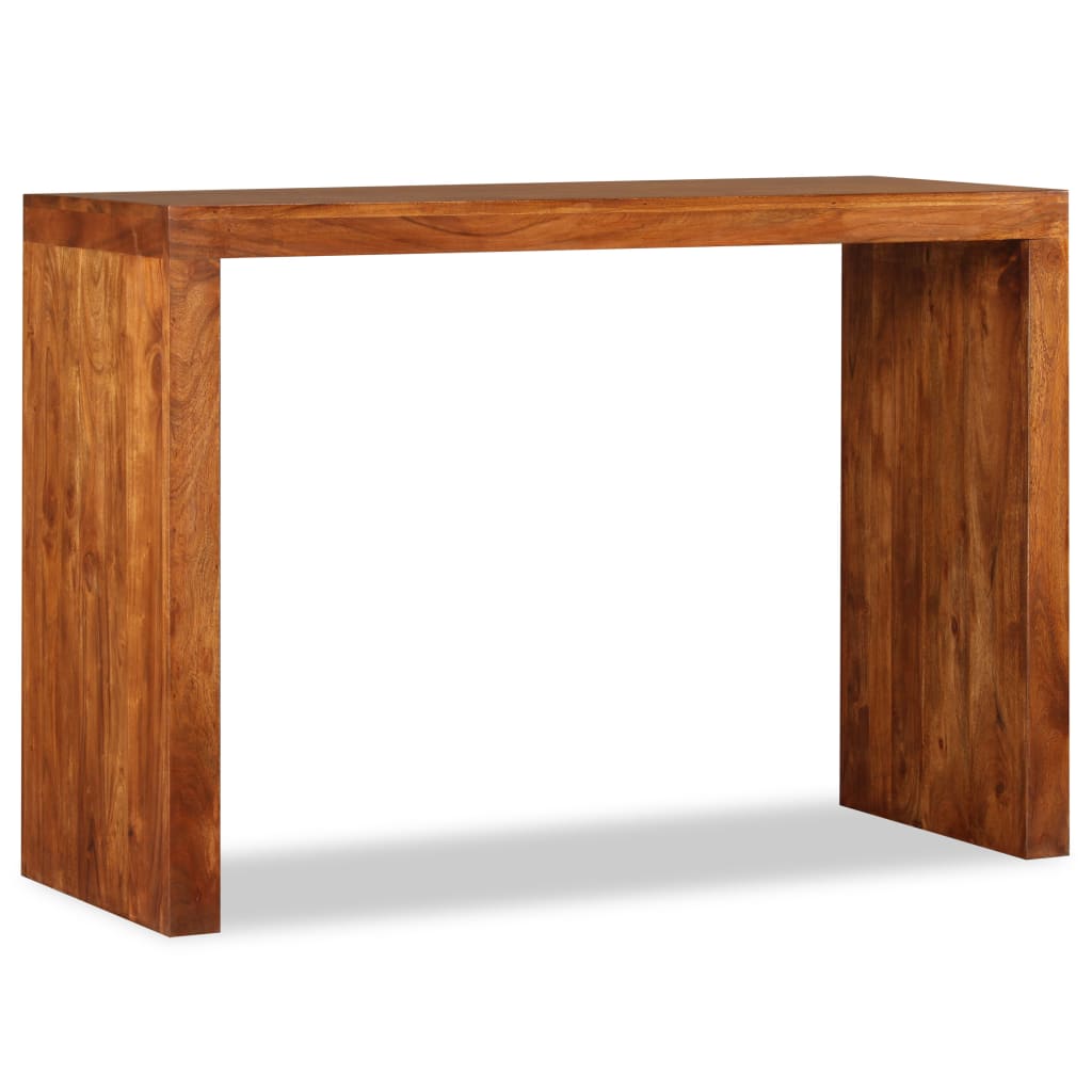 Table console Bois massif avec finition miel 110x40x76 cm - XIOS