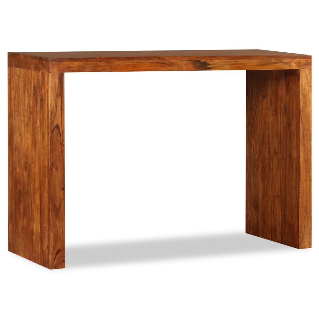 Table console Bois massif avec finition miel 110x40x76 cm - XIOS