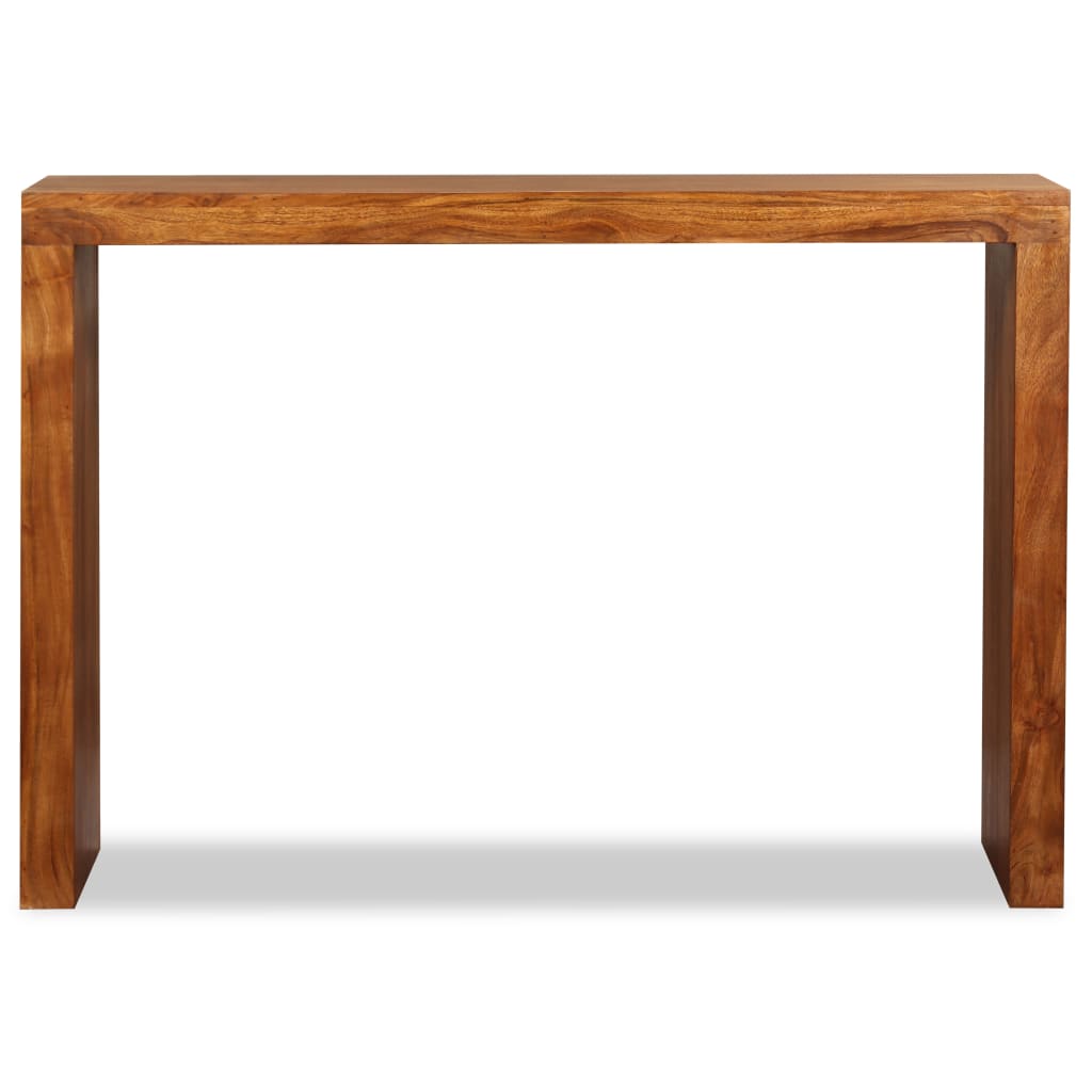 Table console Bois massif avec finition miel 110x40x76 cm - XIOS