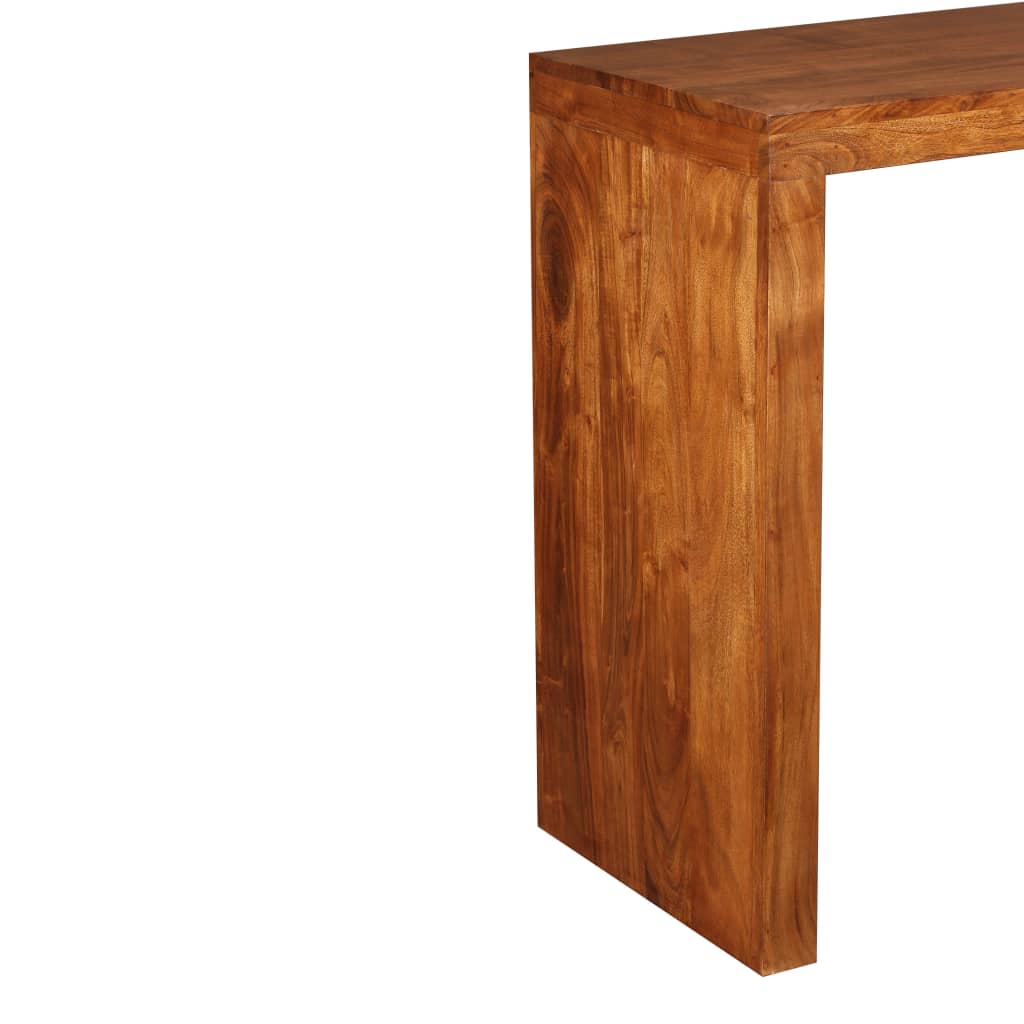Table console Bois massif avec finition miel 110x40x76 cm - XIOS